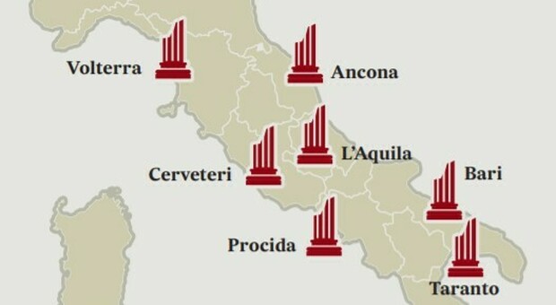 Cultura, sfida per la regina italiane del 2022: sognano Cerveteri e L'Aquila