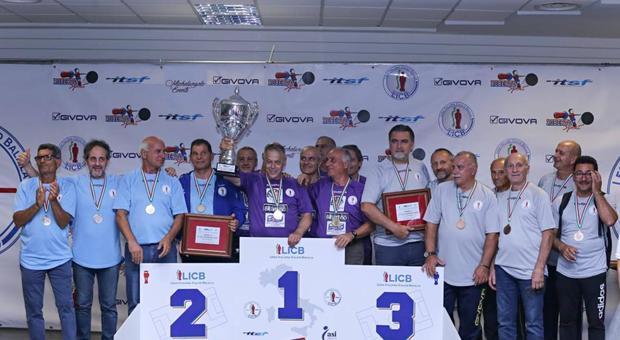 Calcio Balilla, i veterani dell'Umbria sono campioni d'Italia