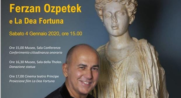 Palestrina, cittadinanza onoraria al regista Ferzan Ozpetek per il film “La Dea Fortuna”