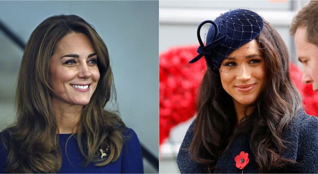 Meghan Markle e Kate Middleton pazze per il blu: è il colore dell'inverno 2019. E lo indossa anche Jennifer Lopez