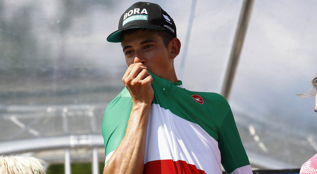 Davide Formolo campione d'Italia. Secondo posto per Colbrelli seguito da Bettiol