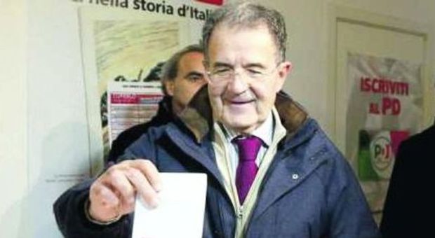 Romano Prodi al voto