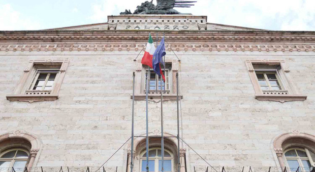 La sede della Provincia di Perugia in piazza Italia