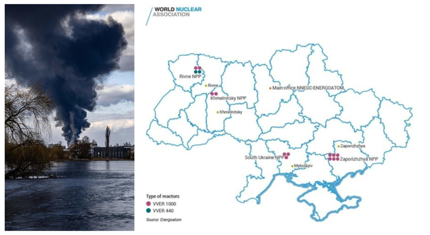 Ucraina, guerra vicino alla centrale nucleare di Zaporizhzhia (la più grande d'Europa). Ecco i 15 reattori presenti nel Paese: «Può succedere di tutto»