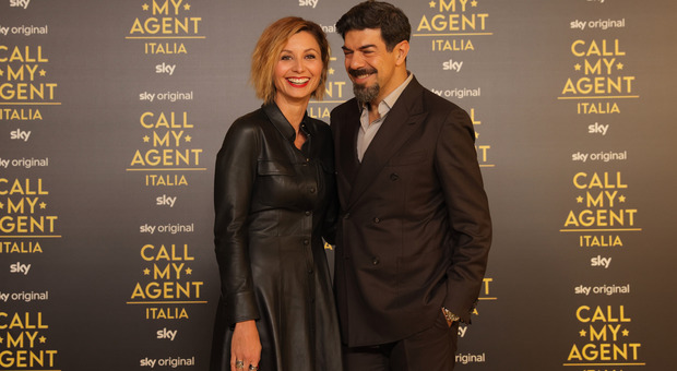 Roma, "Call my agent" Night_ Anna Ferzetti e Pierfrancesco Favino_credits Courtesy of Sky Press Office