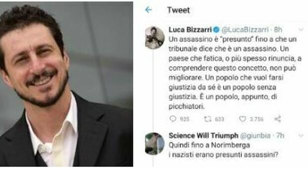 Willy Monteiro, Luca Bizzarri contro la gogna del web: «Un assassino è presunto fino alla condanna». E' bufera