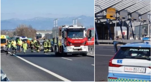 Autostrada A34 Gorizia, auto inverte il senso di marcia: un morto e un ferito gravissimo per lo scontro frontale