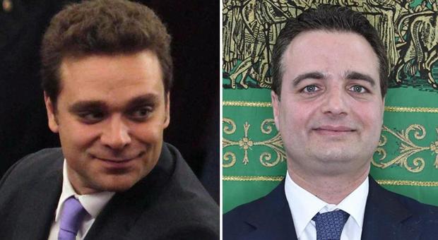 Pietro Tatarella, candidato alle Europee per Forza Italia, e Fabio Altitonante, consigliere della Regione Lombardia
