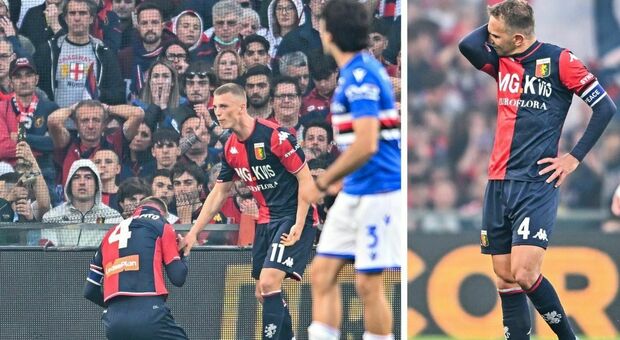 Samp-Genoa, Criscito in lacrime: sbaglia il rigore al 95', perde il derby e condanna i suoi alla Serie B
