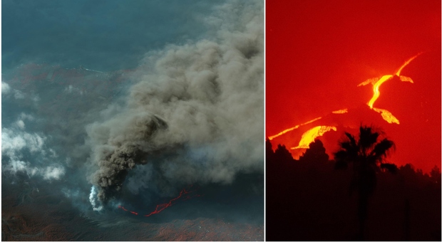 Vulcano Canarie, ecco lo tsunami di lava . Il comitato scientifico: «La situazione potrebbe peggiorare»