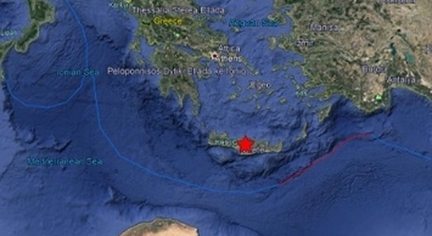 Terremoto all'alba a Creta: scossa di magnitudo 5.2, panico tra turisti