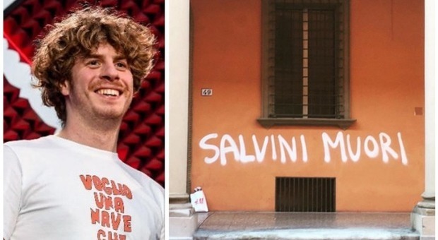 'Salvini muori', la scritta choc fa infuriare Lodo Guenzi: «Mi fa schifo, la cancello io»