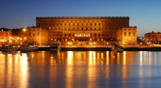 Il palazzo reale a Stoccolma