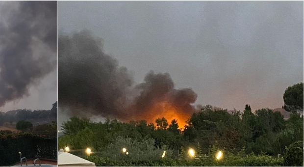 Incendi a Roma, 9 roghi ancora attivi: 350 vigili del fuoco in azione