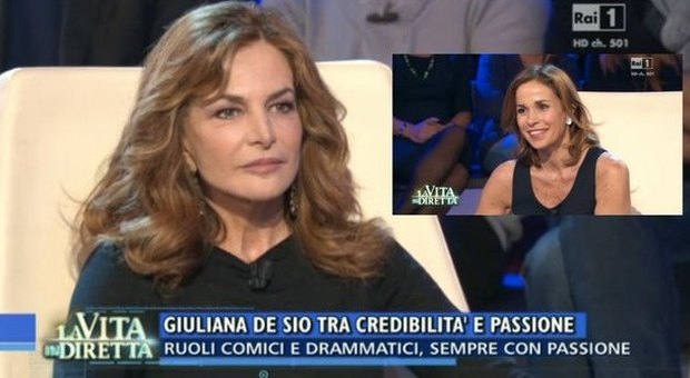 Giuliana De Sio e Cristina Parodi a 'La vita in diretta'