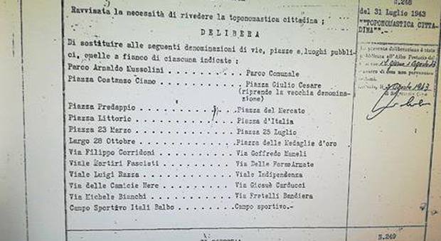 Latina, la vera storia del parco comunale: l'intitolazione ad Arnaldo Mussolini fu cancellata nel 1943