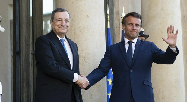 Draghi a cena da Macron, intesa sul Recovery bis ma non sull Europa larga