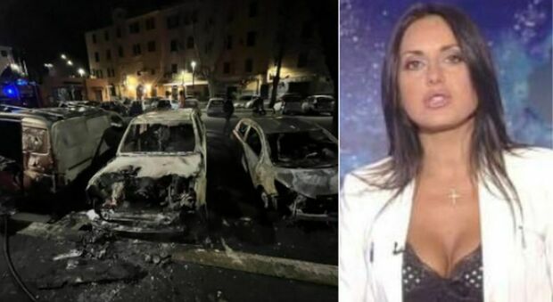 Malamovida, a fuoco l auto della cronista Rai, Cinzia Fiorato a Monterotondo
