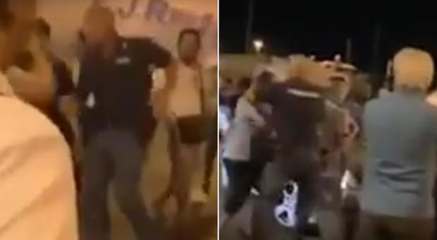 Civitavecchia, tensione tra il poliziotto e una famiglia tunisina. L'agente estrae la pistola: «Guarda che sparo»