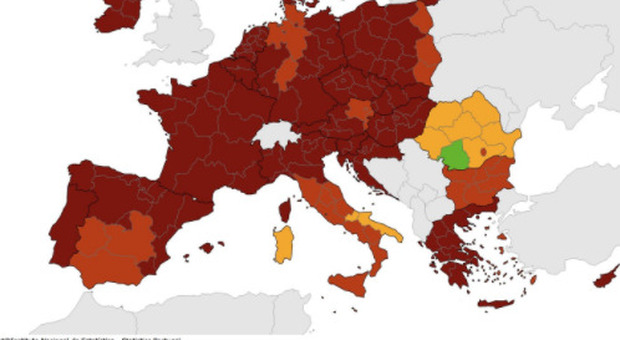 Covid, allarme contagi nel Nord Italia: tutte le regioni in rosso scuro
