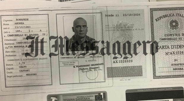 Messina Denaro, ecco il falso documento: era Andrea Bonafede. La foto della carta d'identità
