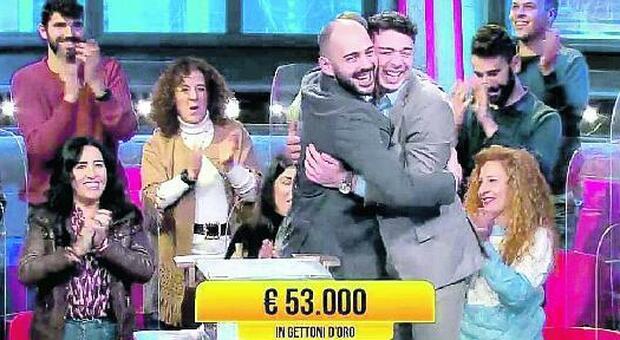 I fratelli Andrea e Ludovico vincono 53mila euro ai Soliti Ignoti: «Segreto durato un mese»