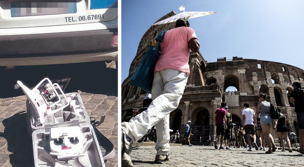 Roma, nel Colosseo fa volare un drone che precipita sulle gradinate: turista denunciato. Niente danni ai reperti