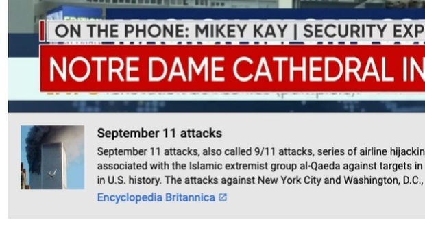 Notre-Dame, i media Usa: il crollo ricorda l'11 settembre