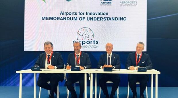 Aeroporti Costa Azzurra e Atene nel network "Airports for Innovation"