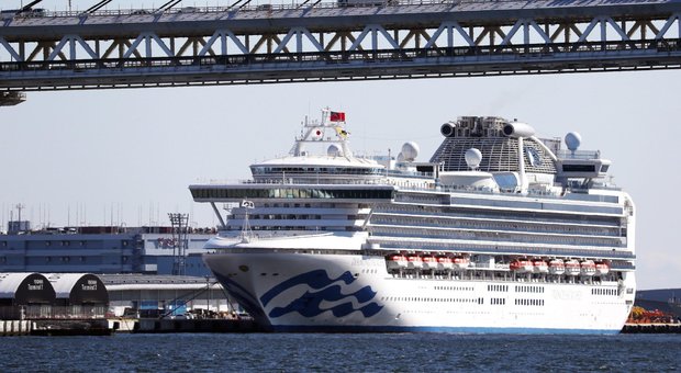 Coronavirus, l'italiana sulla nave bloccata al largo del Giappone: «Ci misuriamo la febbre ogni 4 ore»