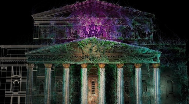 Roma, Farnesina Digital Art Experience: il videomapping che ridisegna la facciata del Ministero degli Esteri