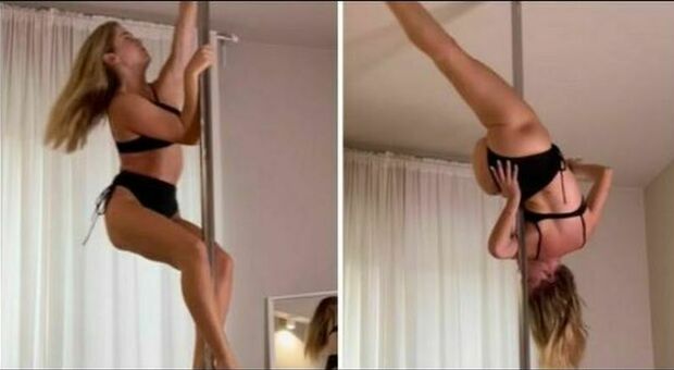 Valentina Ferragni osa con la pole dance: il video dei sexy esercizi fa impazzire il web