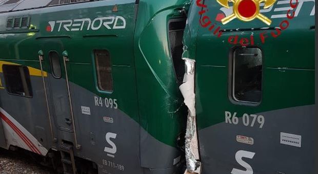 Indicente frontale fra treni nel comasco: quattro passeggeri feriti