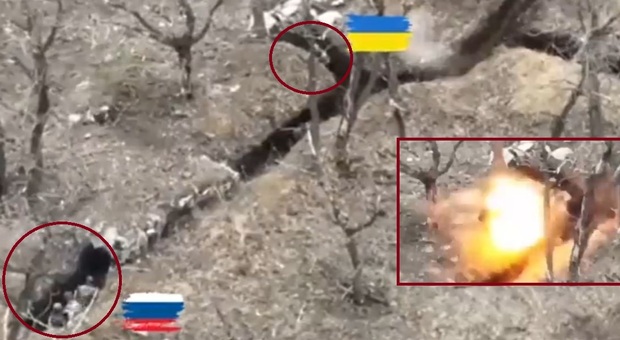 L'eroica resistenza del soldato ucraino, da solo in trincea circondato dai russi: il video