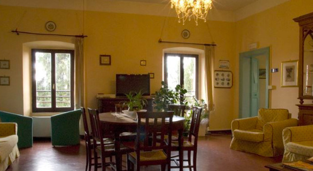 Una stanza di Centro Dca a palazzo Francisci di Todi
