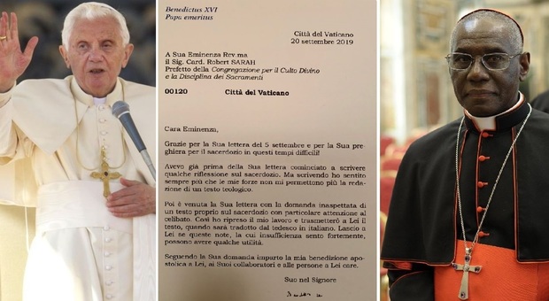 Celibato, il cardinale Sarah: «Ratzinger sapeva, eravamo d'accordo sul testo»