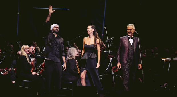 Foligno, Andrea Paris e Andrea Bocelli insieme a Dublino tra grande musica e magia