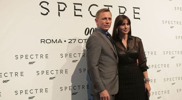 Spectre show con Craig e Bellucci: presentato a Roma il nuovo Bond