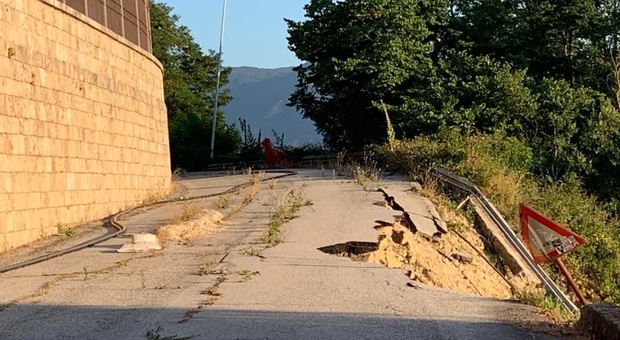 Frana di via Calzatora ad Anagni, Legambiente critica e stima i costi per i residenti