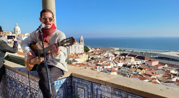 Lisbona panorama da Alfama
