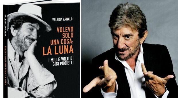 Gigi Proietti, domani in edicola con Il Messaggero il libro «Volevo solo una cosa: la luna»