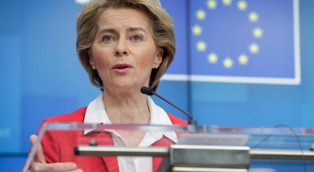 La presidente della Commissione Ue, Ursula von der Leyen
