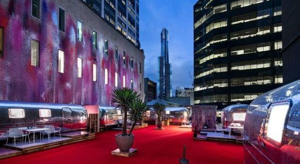 Melbourne: dormire in un caravan Airstream di lusso con vista panoramica sulla città