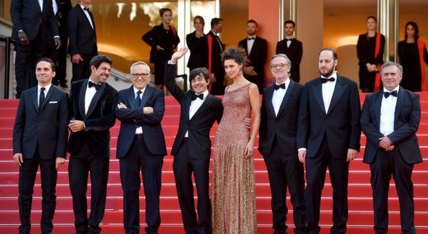 La squadra di "Il Traditore" a Cannes