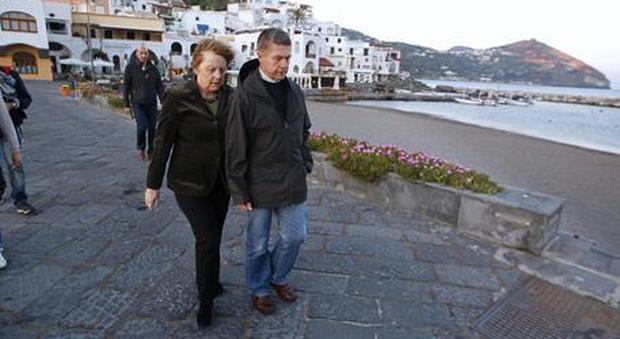 Merkel in vacanza a Ischia lo scorso anno