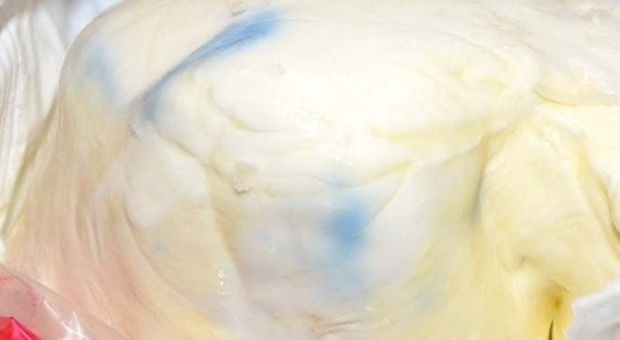 Frosinone, caso di mozzarella blu a Sora: sorpresa per una casalinga analisi per capire l'origine delle macchie
