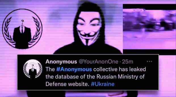 Ucraina sotto attacco, Anonymous alza il tiro: sotto attacco Gazprom e le grandi finanziarie