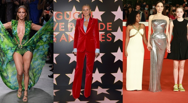 Gwyneth Paltrow da Gucci indossa il modello di 25 anni fa: da JLo alle figlie di Angelina Jolie tutti gli abiti che "ritornano"
