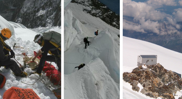 Alpinisti bloccati sul Monte Bianco: uno è in ipotermia