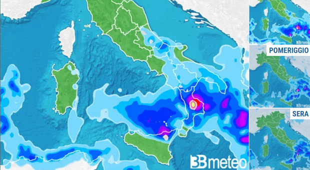 Maltempo, terzo ciclone in 7 giorni: nuovo rischio nubifragi al Sud. Le previsioni meteo